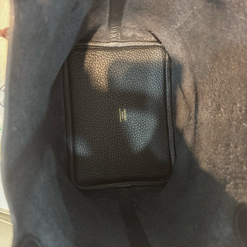 全新Hermes picotin 18菜籃子 黑金 K刻 經典色 保值-4