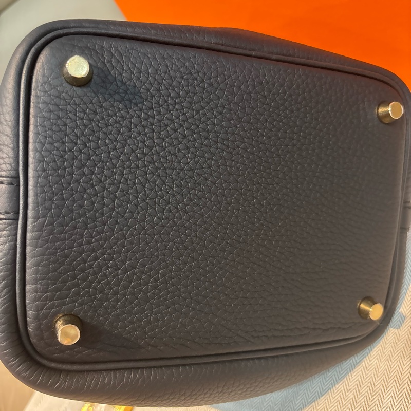 全新Hermes picotin 18菜籃子 黑金 K刻 經典色 保值-10