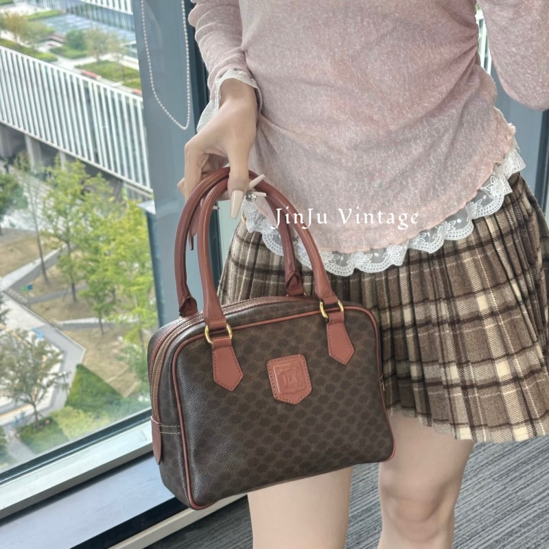 Celine 凱旋門老花波士頓包-1