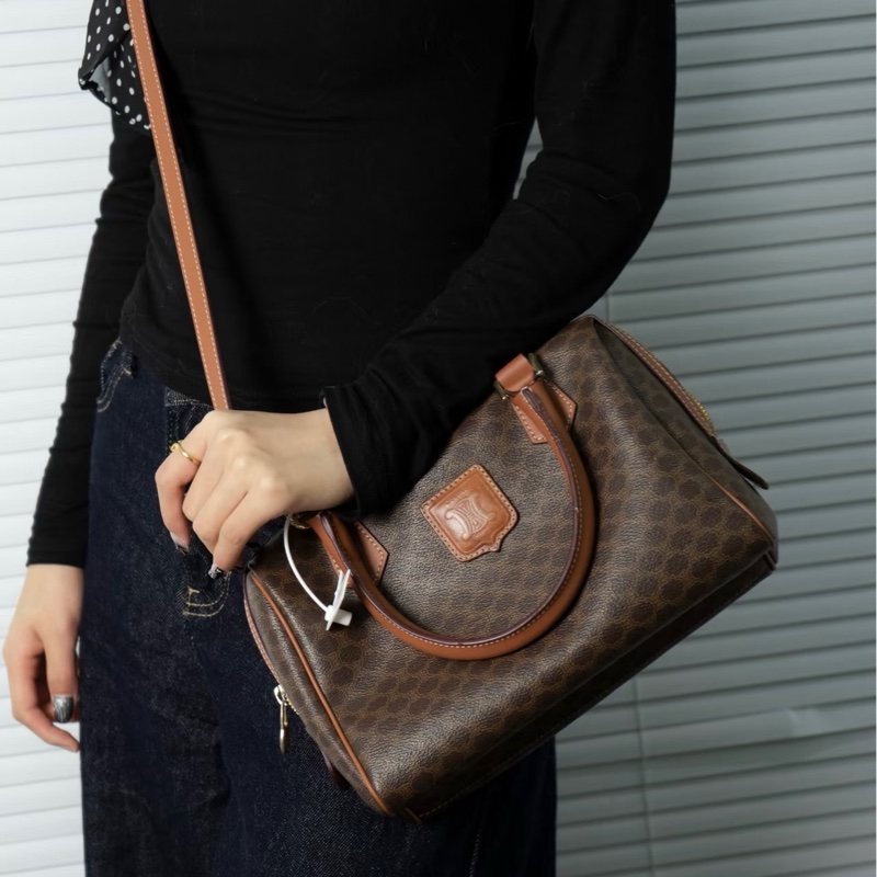 Celine 凱旋門老花波士頓包-2