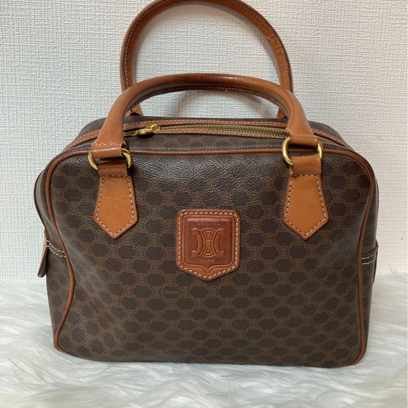 Celine 凱旋門老花波士頓包-3