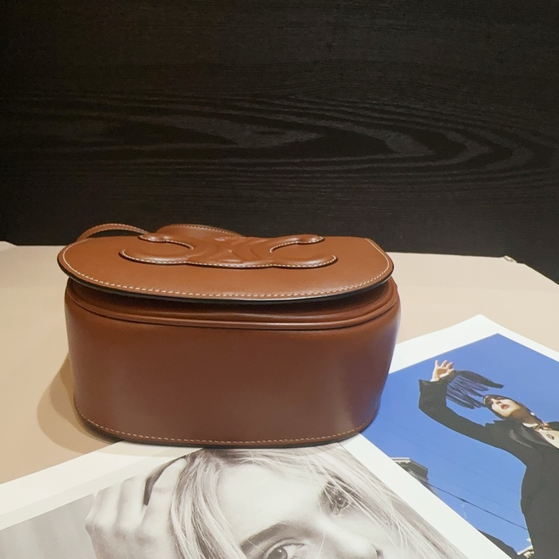 Celine 咖牛皮cuir triomphe folco-4