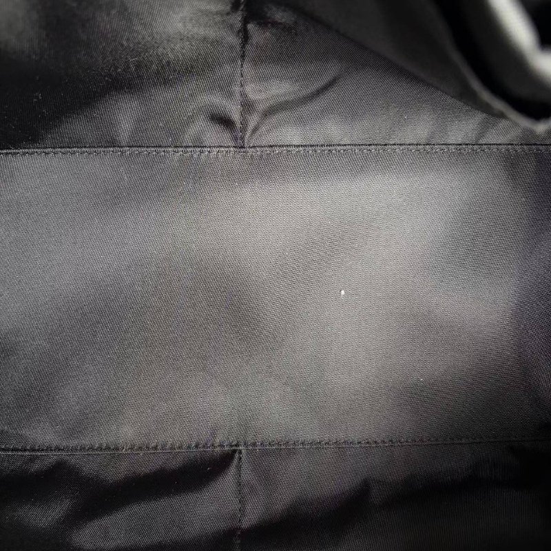 Prada Re-Nylon黑金大號郵差包 黑色 金扣 36*21*16  99新配件保卡 塵袋 說明書 購證-7