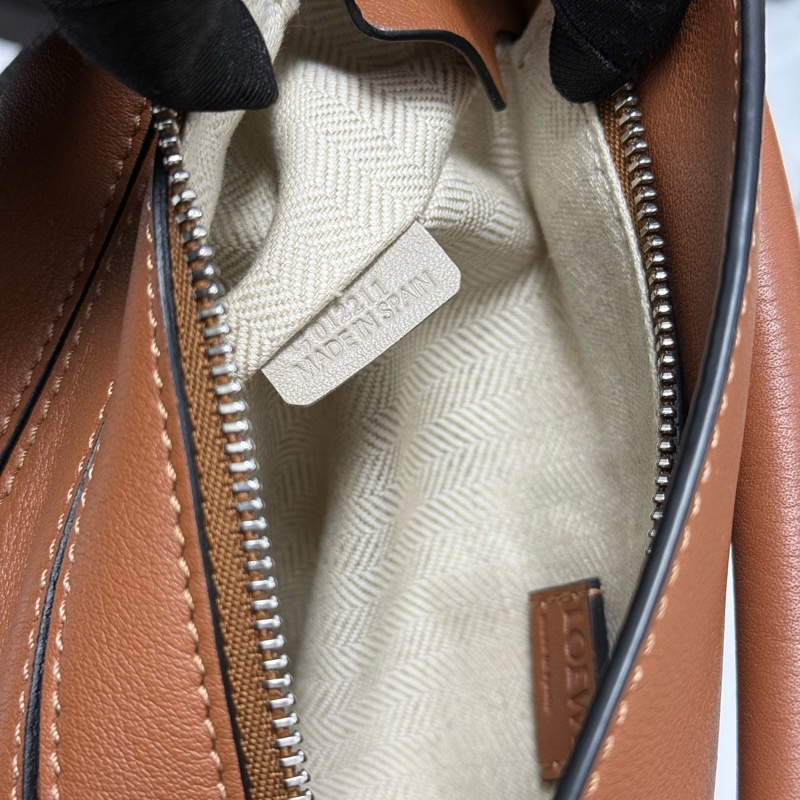 Loewe羅意威 99 新 焦糖色puzzle迷你mini幾何包手提單肩斜挎包 22 年-5