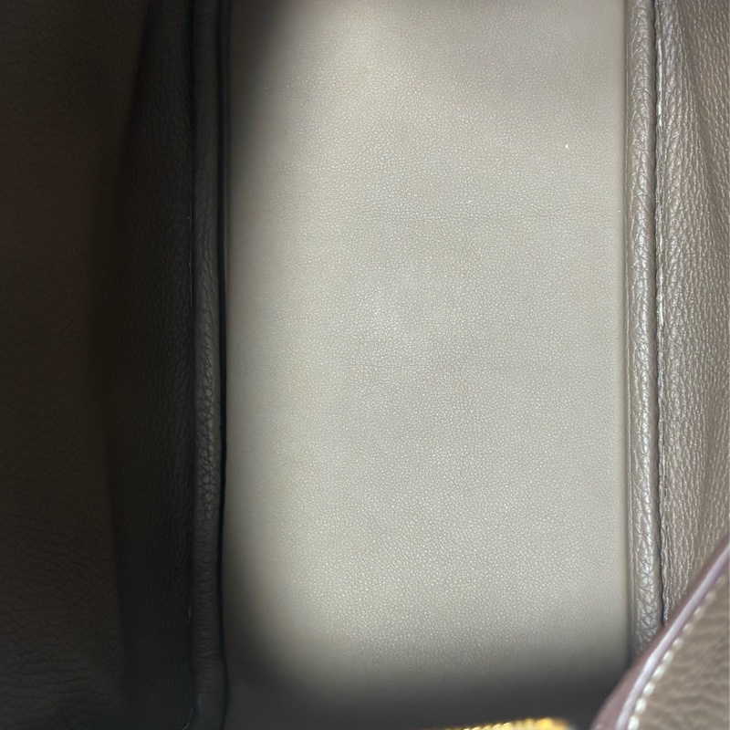［二手正貨］Hermes Lindy 26 大象灰金扣-20