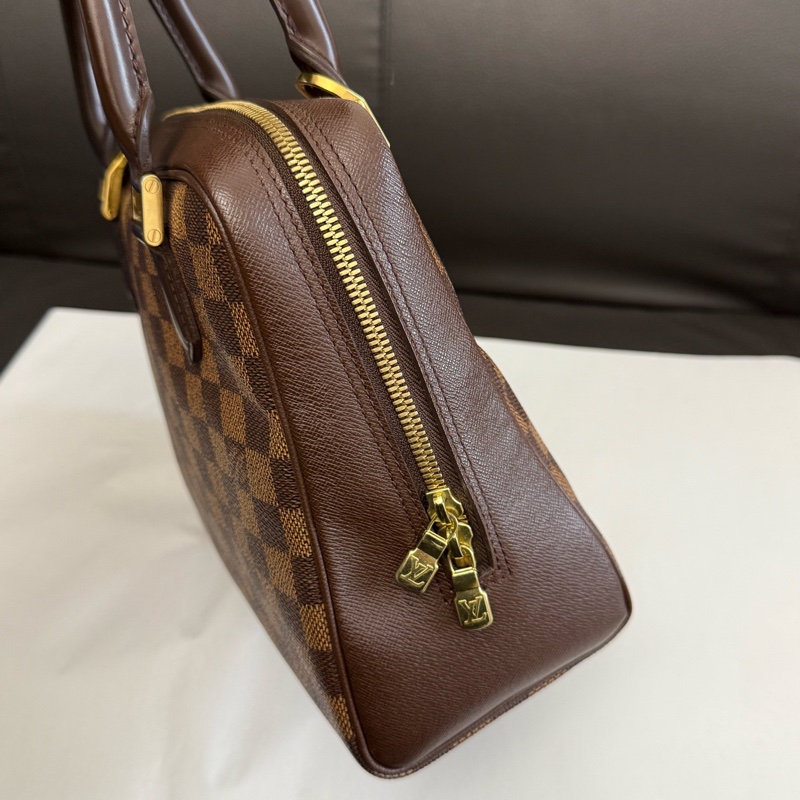 Louis Vuitton路易威登棕色棋盤格手提包tote公文包  🈚附件-2