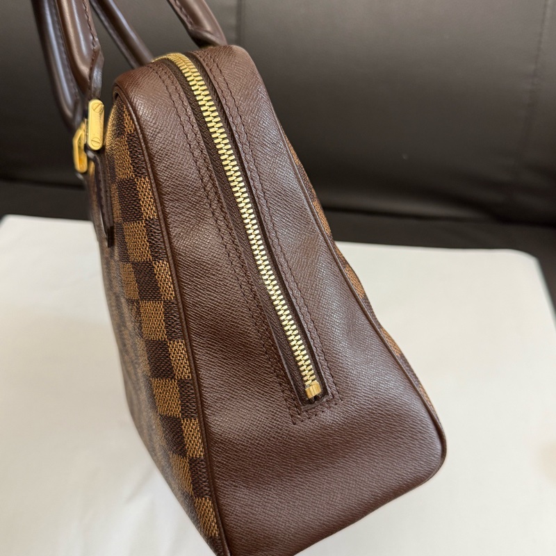 Louis Vuitton路易威登棕色棋盤格手提包tote公文包  🈚附件-3