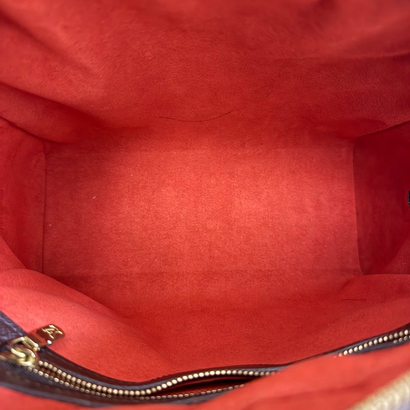 Louis Vuitton路易威登棕色棋盤格手提包tote公文包  🈚附件-7