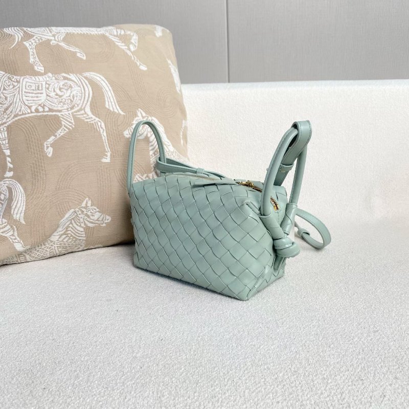 BV Loop編織相機包 小號 淺綠色19*12*10 98新配件塵袋-3