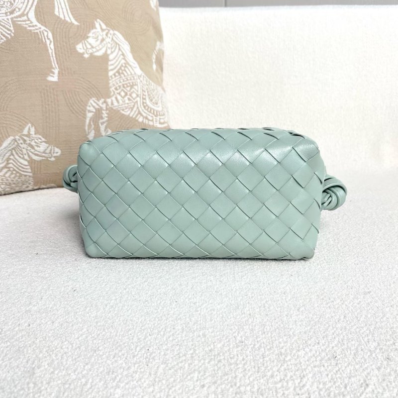 BV Loop編織相機包 小號 淺綠色19*12*10 98新配件塵袋-7