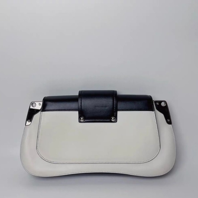 PRADA Sidonie走秀款熊貓配色 28*15*4  9新 配件塵袋 肩帶-2