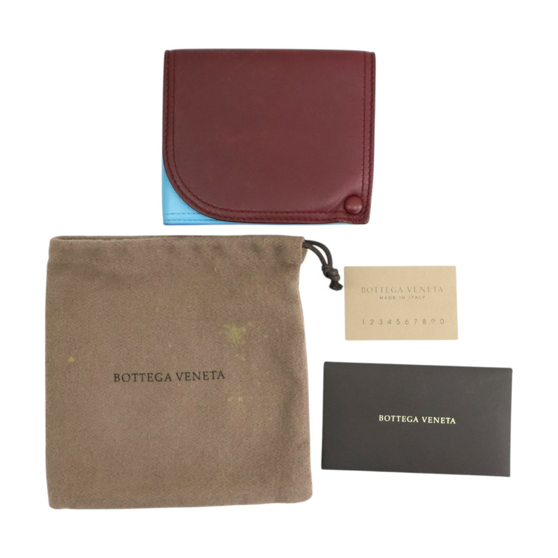 紅/藍色 羊皮 卡片夾【BOTTEGA VENETA BV 寶緹嘉】-6