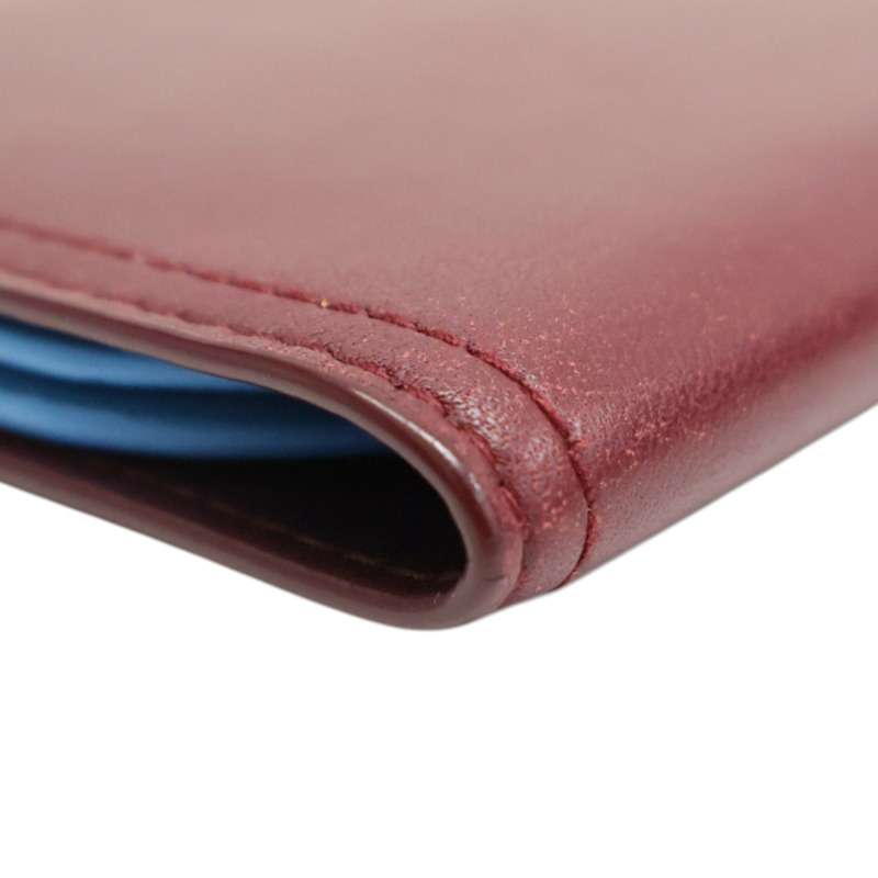 紅/藍色 羊皮 卡片夾【BOTTEGA VENETA BV 寶緹嘉】-8