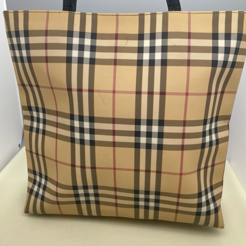 Burberr博柏利格紋手提包 電腦包 旅行包 尺寸:35✖️33✖️12cm 🈚附件-1