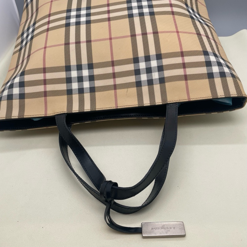 Burberr博柏利格紋手提包 電腦包 旅行包 尺寸:35✖️33✖️12cm 🈚附件-6