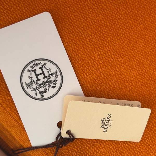 Hermes *100%純棉*經典色沙滩巾 (浴巾 )👩🏻🦰未使用全新品;尺寸約95*140cm-14