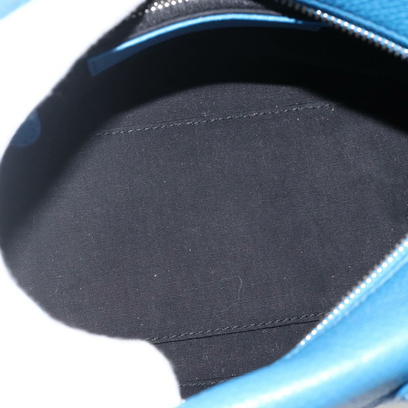 【日本直送】BALENCIAGA Infanta 手提包皮革 2way 藍色銀色 390922 正品 mr2222A-10