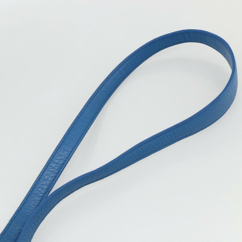 【日本直送】BALENCIAGA Infanta 手提包皮革 2way 藍色銀色 390922 正品 mr2222A-13