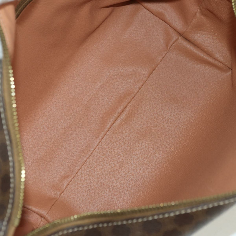 【日本直送】CELINE Macadam帆布手提包 PVC皮革 棕色金色 正品 SW2249V-9