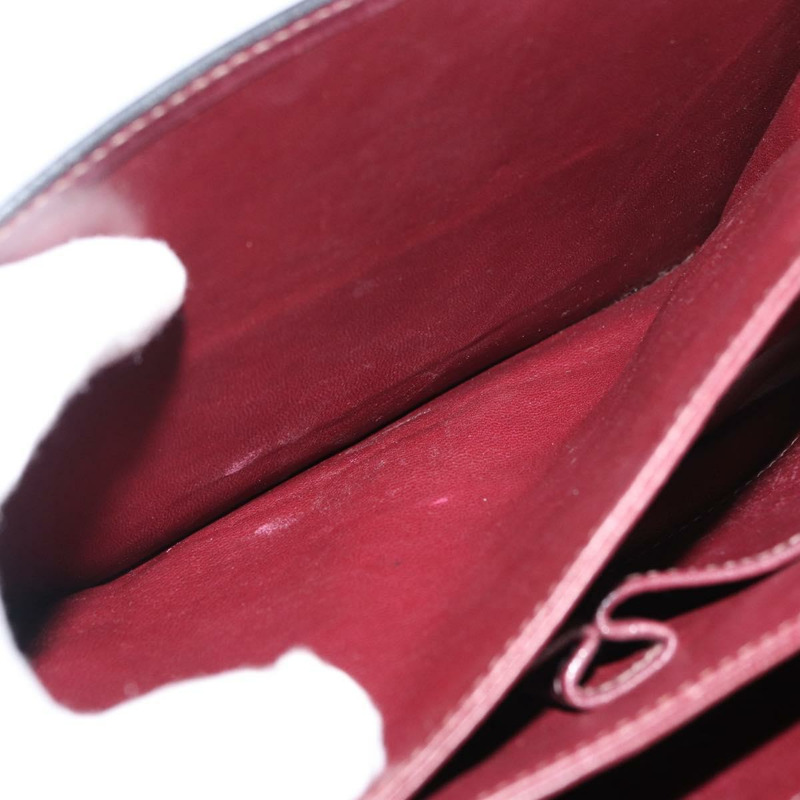 【日本直送】CELINE 馬車圖案單背包,波爾多紅金色皮革,正品編號 174318A-21