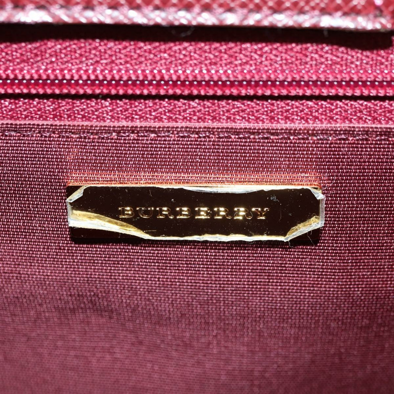 【日本直送】BURBERRY Nova 格紋手提包帆布皮革米色金色正品 am11220V-10