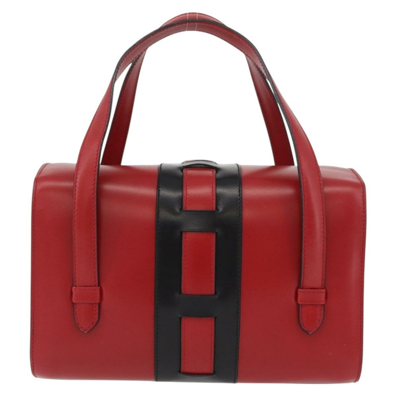 【日本直送】CELINE 手提包 皮革 紅色 金色 正品 YKZ1471A-1