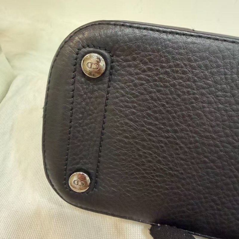 現貨可議價Dior vintage punk so black 甜酷風手提貝殼包 96新配件塵袋-6