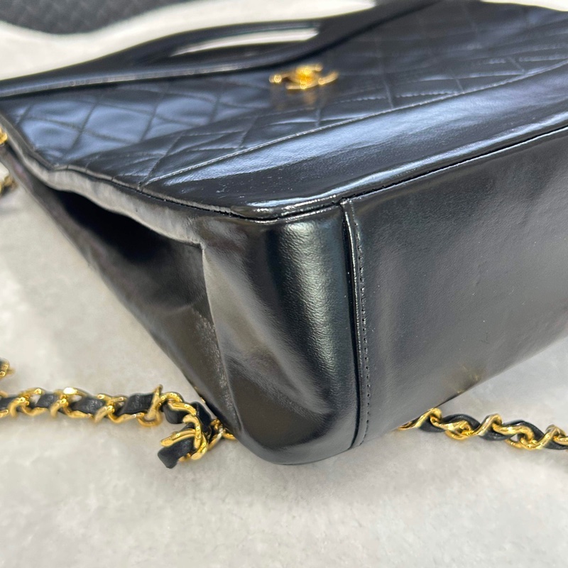 Chanel • 經典黑金羊皮 31 Bag 鏈條包-7