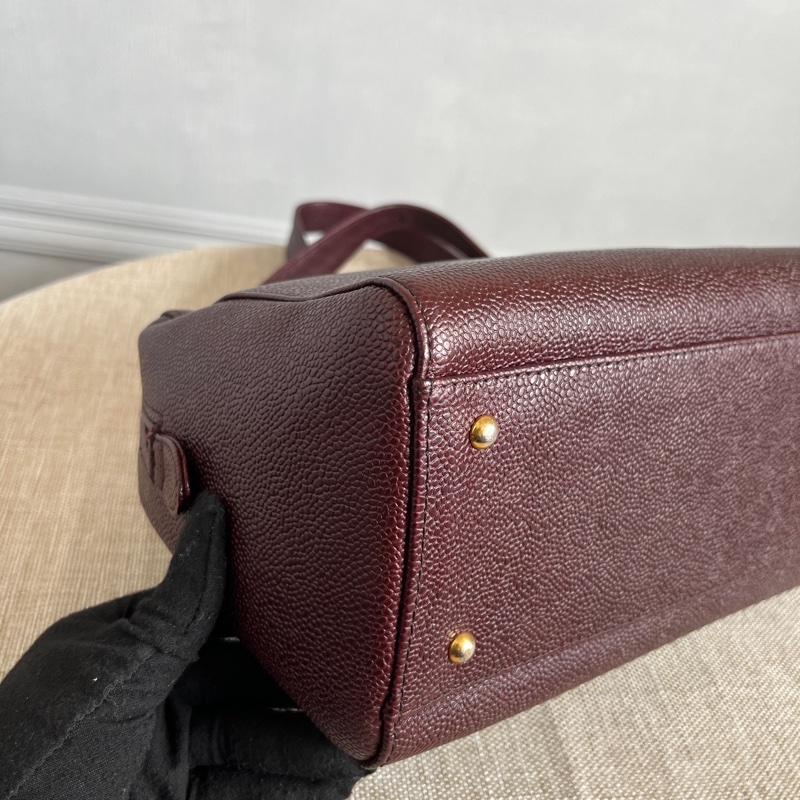 Chanel • 稀有勃艮第紅荔枝牛皮鏈條包-7