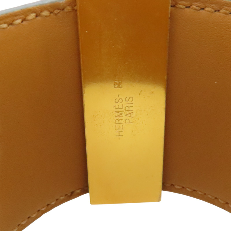 灰/棕色 蜥蜴皮 CDC 手環 X刻【HERMES 愛馬仕】 H500255FD1BT2-5