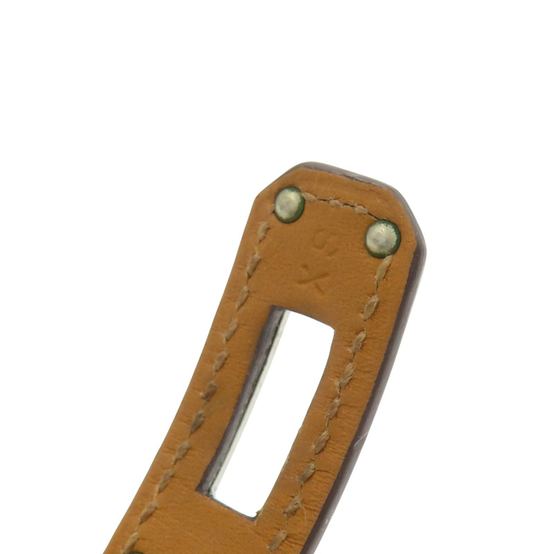 大象灰 Swift牛皮 銀色鍍金 Kelly Double Tour 手環 口Q刻【HERMES 愛馬仕】-6