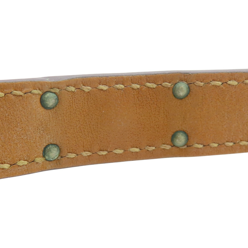 大象灰 Swift牛皮 銀色鍍金 Kelly Double Tour 手環 口Q刻【HERMES 愛馬仕】-8