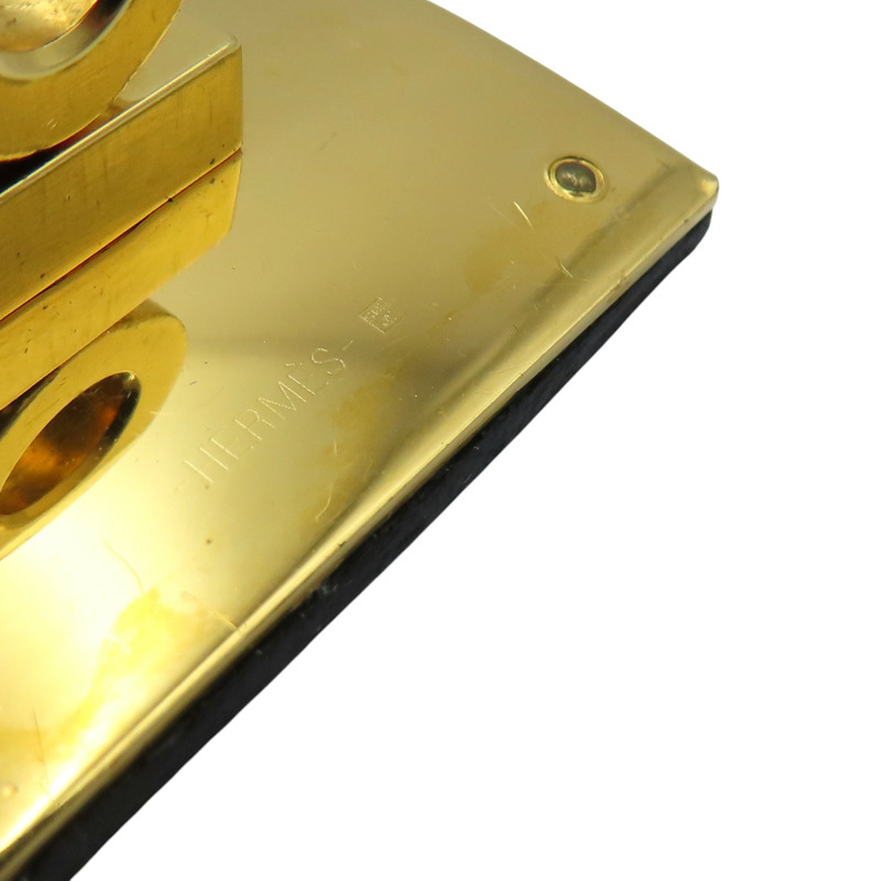 綠色 蜥蜴皮 Kelly Dog 手環 A刻 金扣【HERMES 愛馬仕】-6