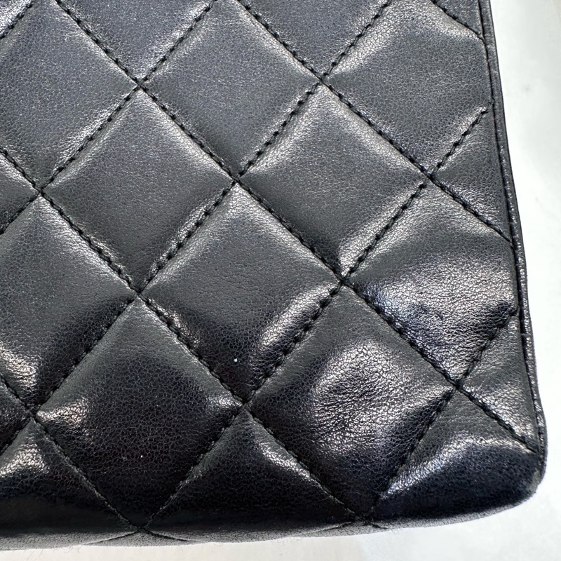 Chanel • 經典黑金大Logo翻蓋鏈條包-17