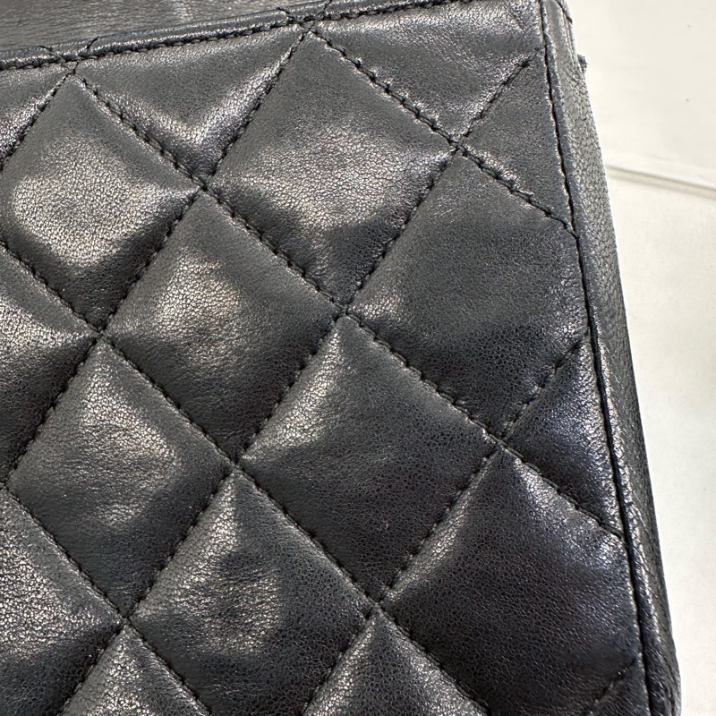 Chanel • 經典黑金大Logo翻蓋鏈條包-23