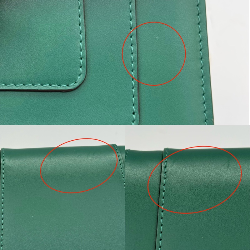 BVLGARI 寶格麗 綠色牛皮SERPENTI肩背包 20CM-8