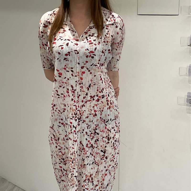 ▪️富貴選物FUGUEI▪️PP 三宅一生 花瓣意象短袖洋裝-1