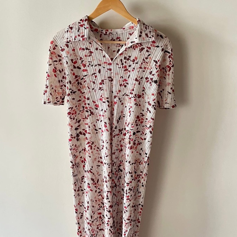 ▪️富貴選物FUGUEI▪️PP 三宅一生 花瓣意象短袖洋裝-2