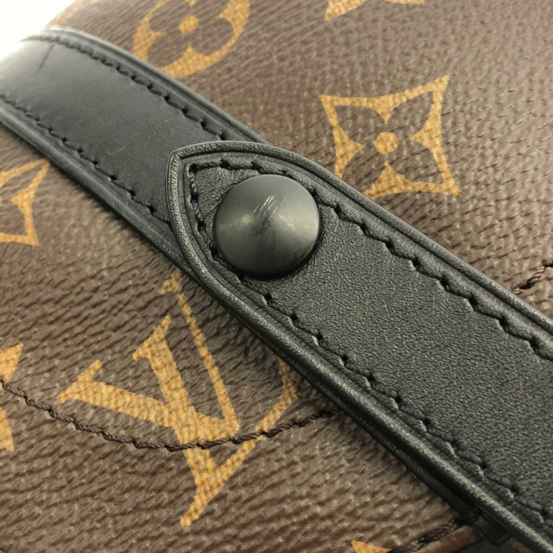路易威登 Monogram Macassar Christopher MM M43735 雙肩包-4