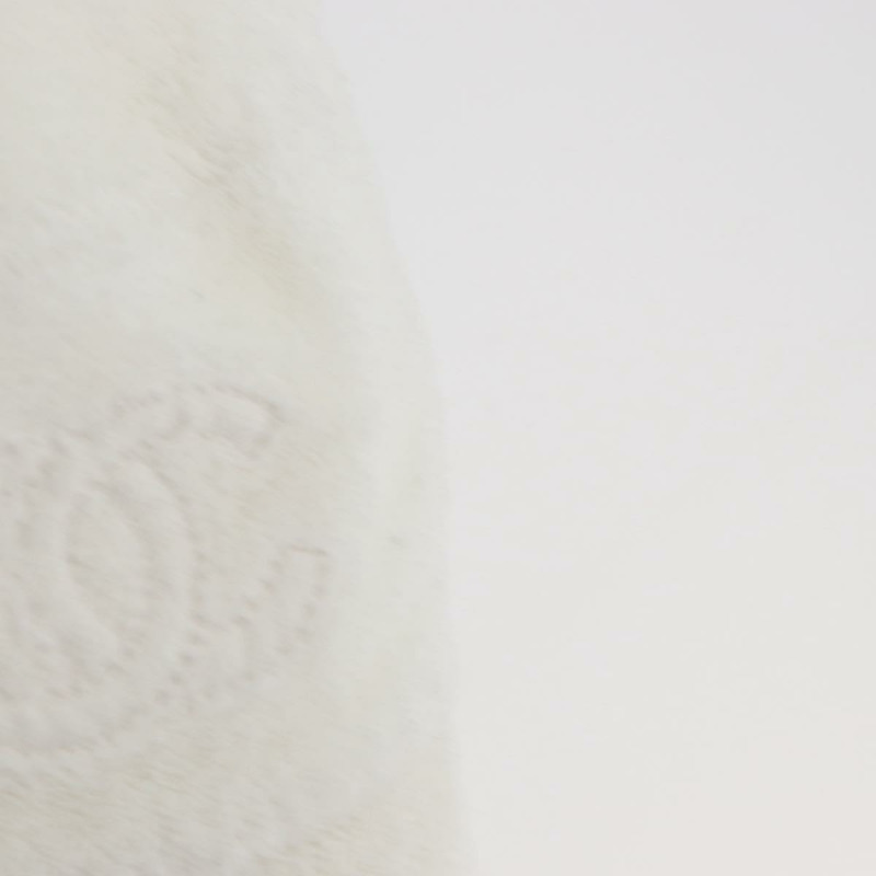 【日本直送】香奈兒 COCO 標誌白色絨面革帽 CC Auth YKZ968A-4