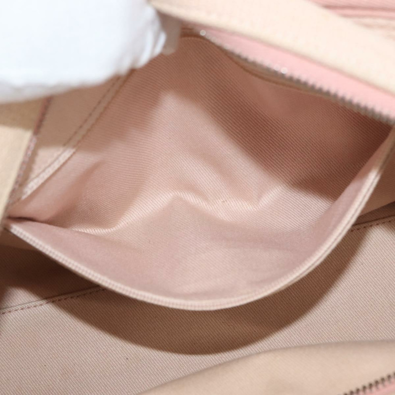 【日本直送】香奈兒 Deauville 系列鏈條保齡球包帆布米色銀色 CC 正品 ka3775V-22