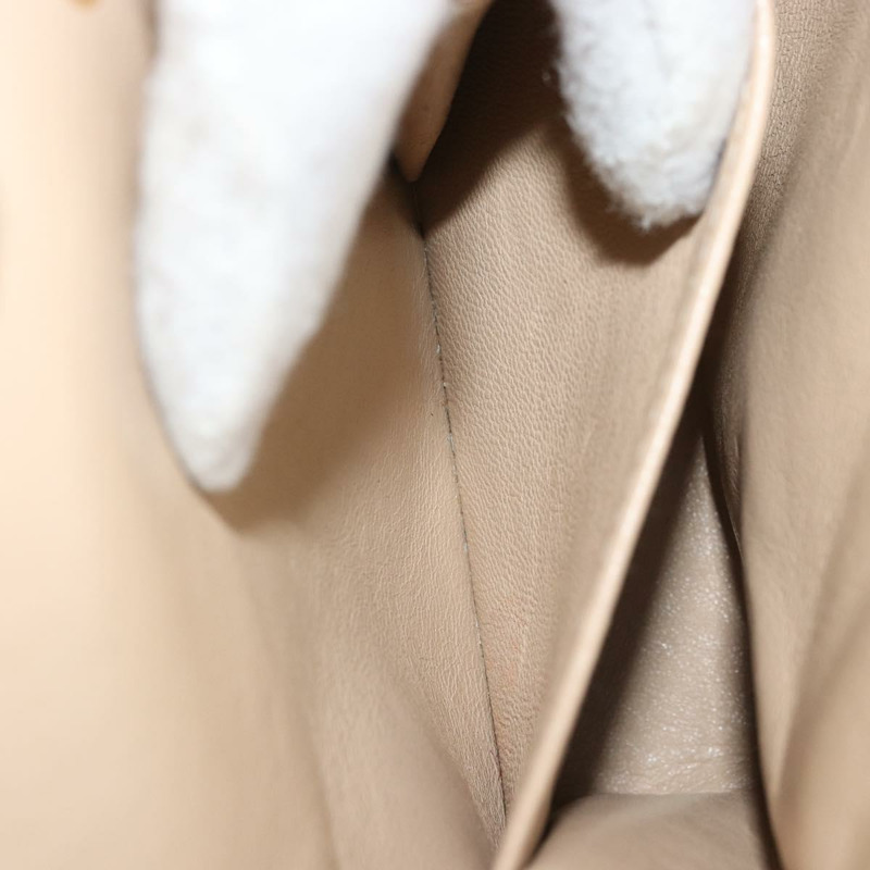 【日本直送】香奈兒雙蓋雙鏈絎縫25手袋,緞面米色,CC標誌,正品 YKZ1601SAV-25