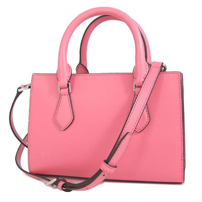 快速出貨!【Michael Kors】小款防刮兩用包-玫粉色-1