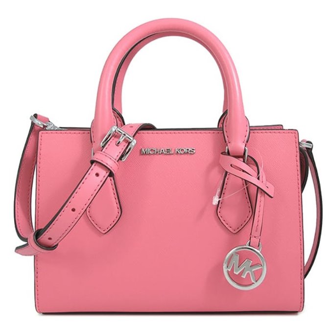 快速出貨!【Michael Kors】小款防刮兩用包-玫粉色-2