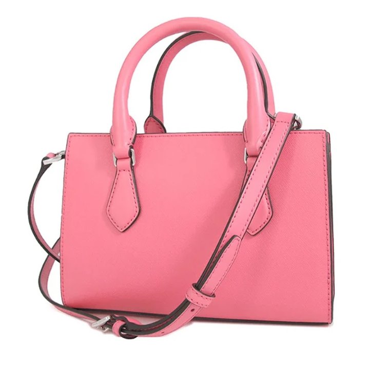 快速出貨!【Michael Kors】小款防刮兩用包-玫粉色-3