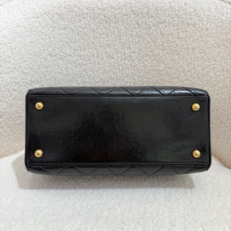 Chanel • 孟買黑金油臘牛皮鏈條肩背包-7