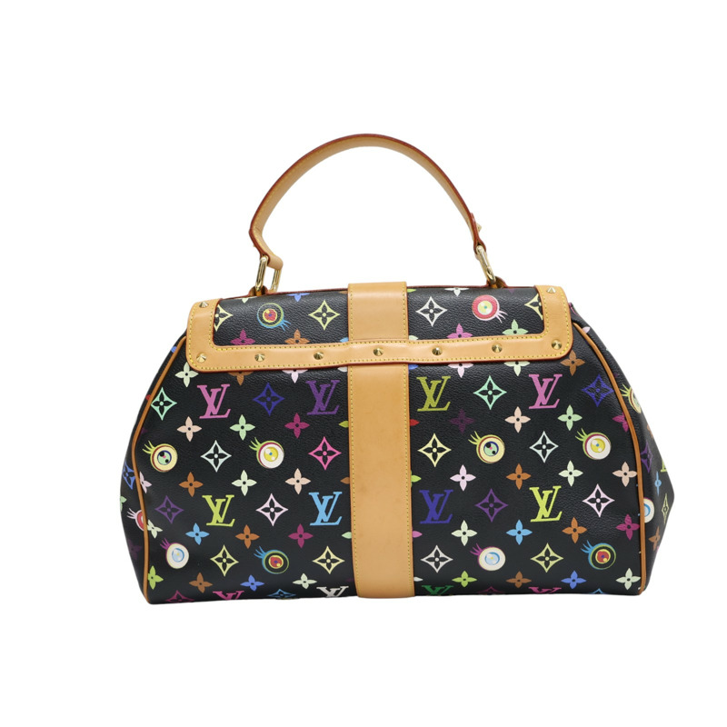黑彩 原花帆布 Eye Love Sac Retro GM 手提包【LOUIS VUITTON LV 路易威登】 M92052-1