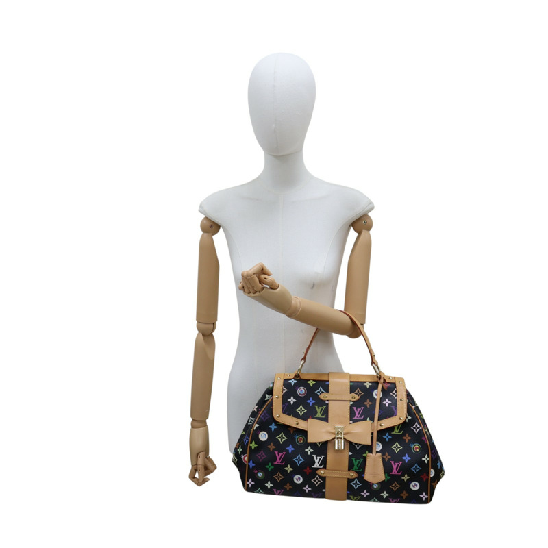 黑彩 原花帆布 Eye Love Sac Retro GM 手提包【LOUIS VUITTON LV 路易威登】 M92052-11