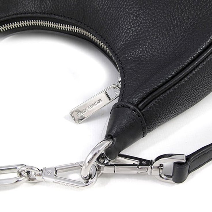 快速出貨!【Michael Kors】荔枝皮革鍊條兩用包-黑-1