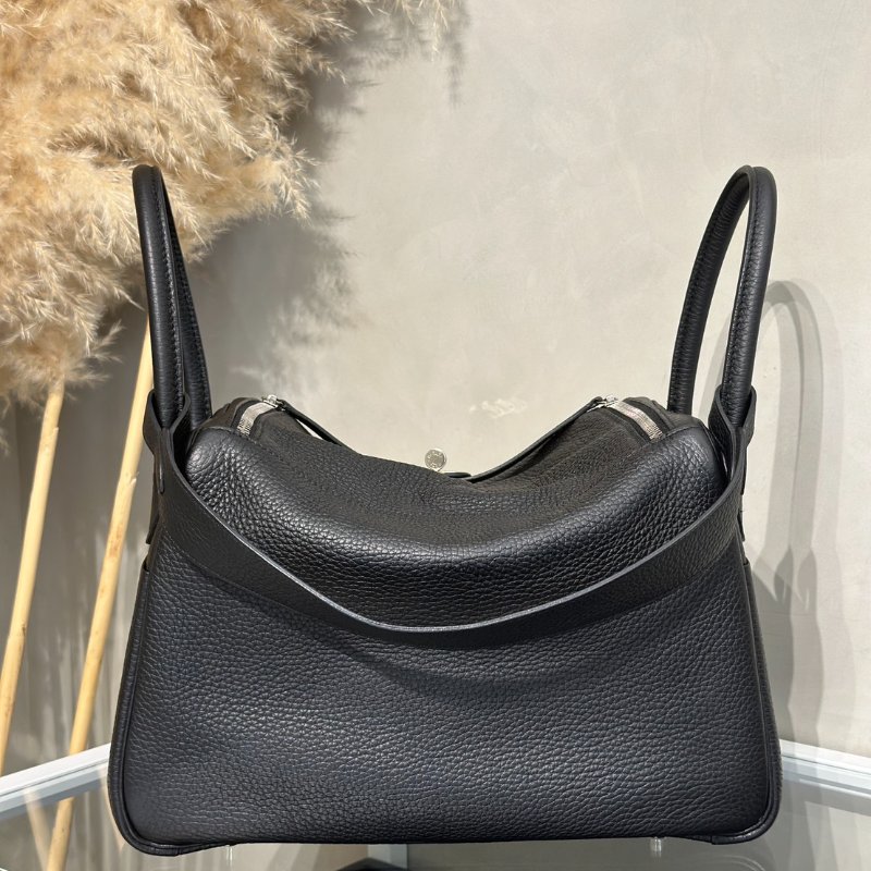 HERMES Lindy 30 - 黑銀 C-4